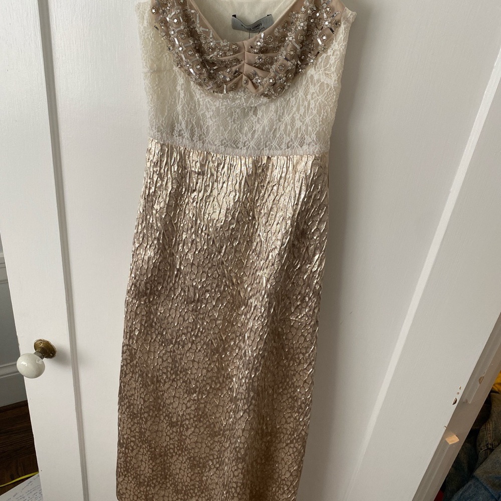 BNWT Rachel Comey bronze embellished dress.